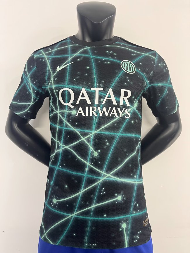 25-26 Inter Milan Blue Black Player Version Training shirts