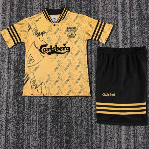 1994-1996 Liverpool Third Retro Kids Soccer Jersey