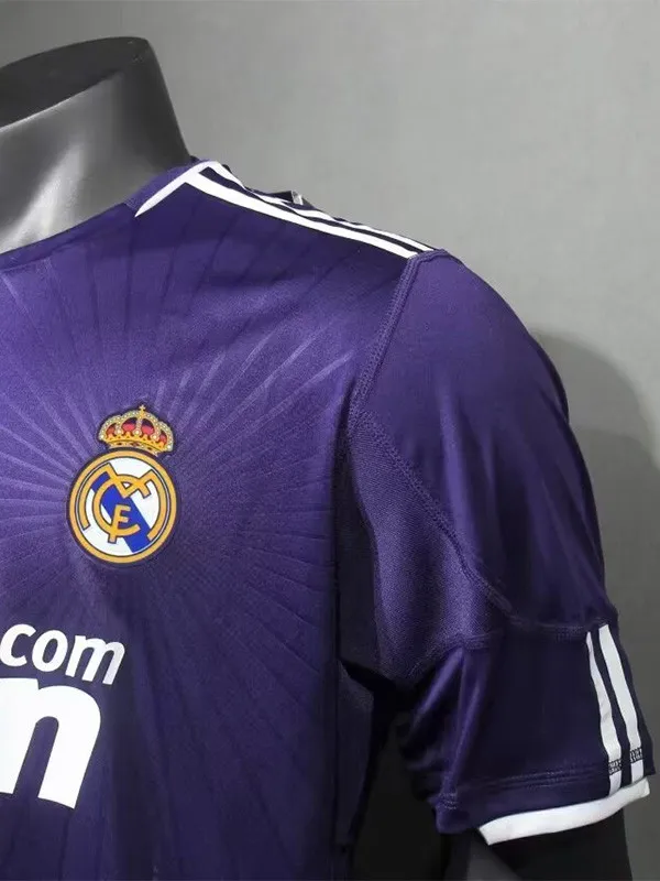 2010-2011 Real Madrid Third Player Version Retro Soccer Jersey