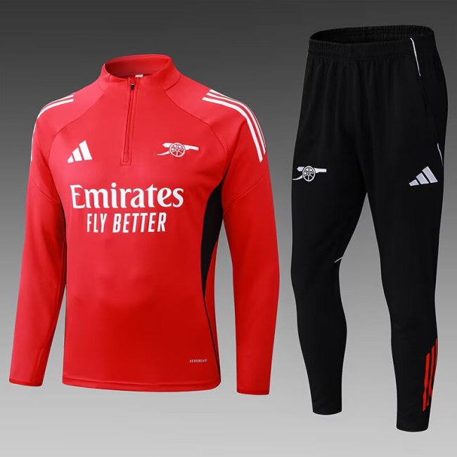 25-26 Arsenal High Quality Half Pull Tracksuit