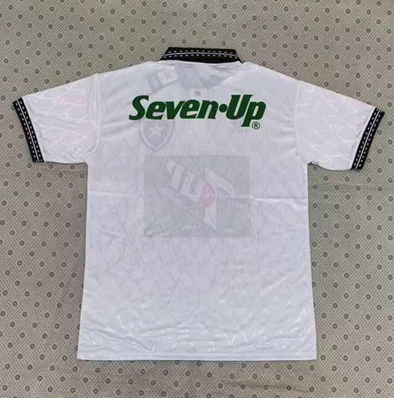 1995 Botafogo White Retro Soccer Jersey