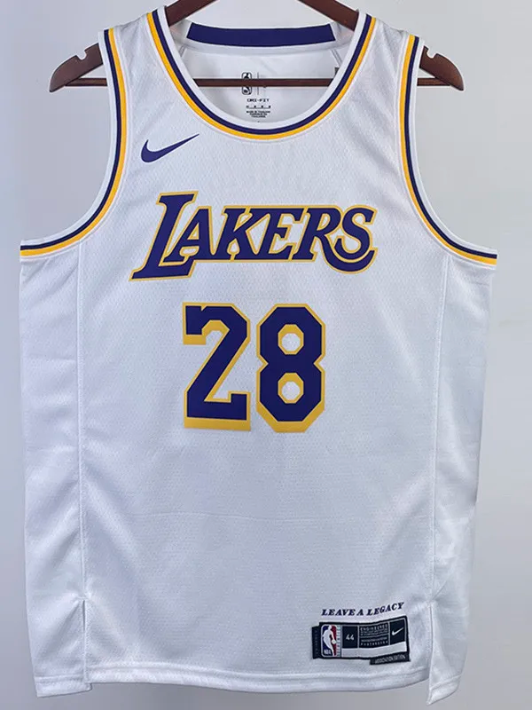 22-23 LAKERS HACHIMURA #28 White Top Quality Hot Pressing NBA Jersey