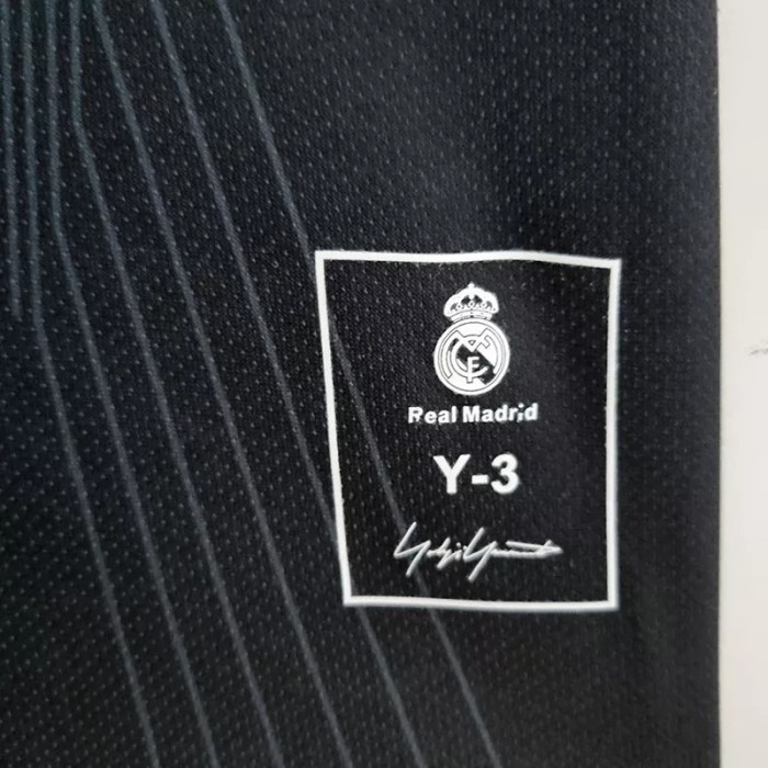 22-23 Real Madrid Fourth Y-3 Black Fans Soccer Jersey