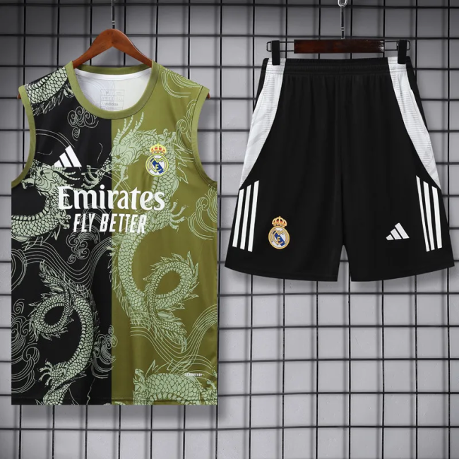 25-26 Real Madrid High Quality Tank Top And Shorts Suit