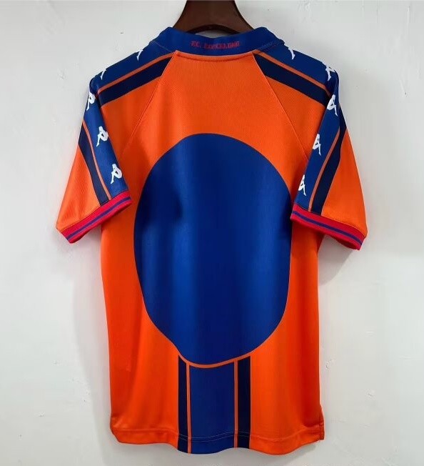 1997-1998 Barcelona Away Retro Soccer Jersey