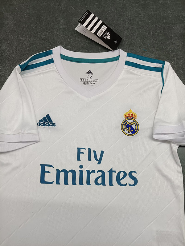 2017-2018 Real Madrid Home Retro Kids Soccer Jersey