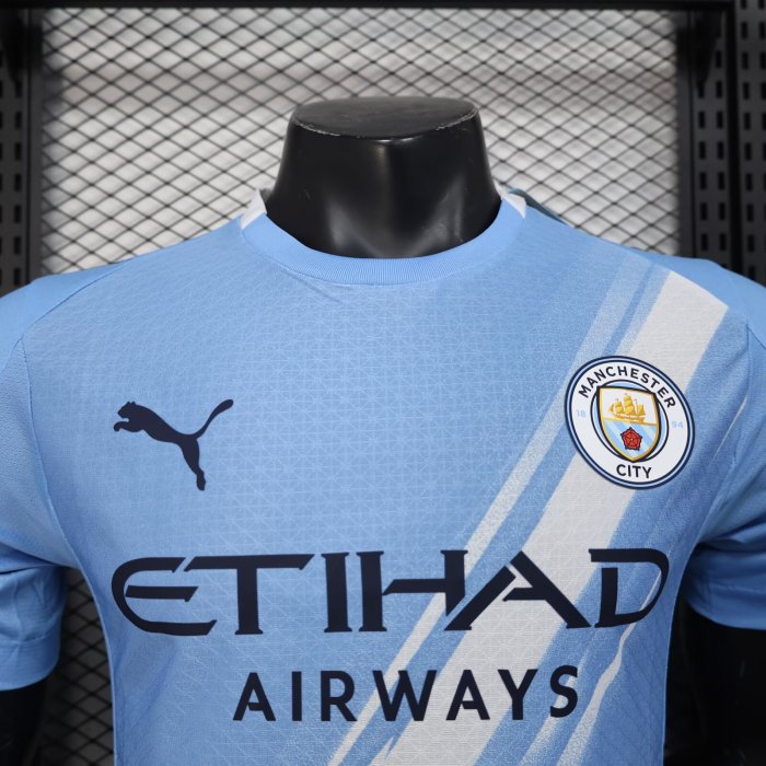 25-26 Manchester City Home Player Version Soccer Jersey