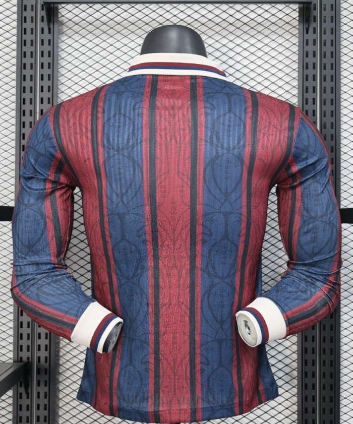 25-26 Barcelona 125th Commemorative Edition Long Sleeve Player Version Soccer Jersey