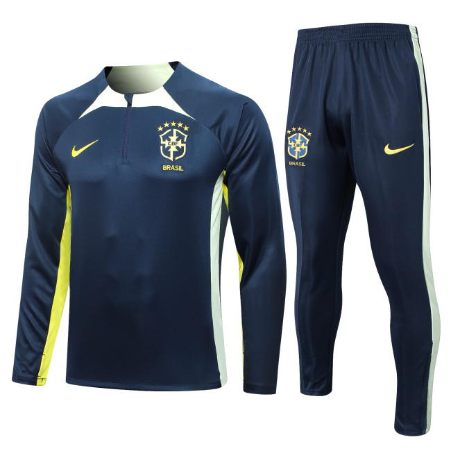 23-24 Brazil High Quality Half Pull Tracksuit