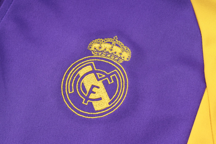 23-24 Real Madrid High Quality Half Pull Tracksuit