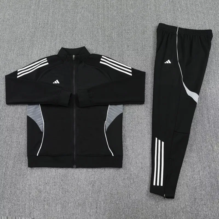2025 AD Black Jacket Tracksuit