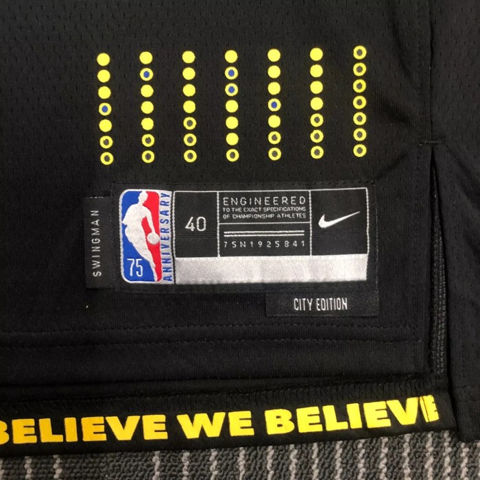 21-22 Warriors TOSCANO #95 'Mexico' Black City Edition Top Quality Hot Pressing NBA Jersey