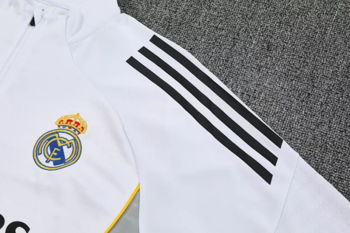 25-26 Real Madrid High Quality Half Pull Tracksuit