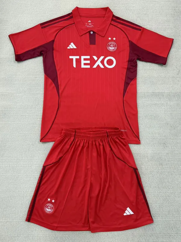 25-26 Aberdeen Home Kids Soccer Jersey