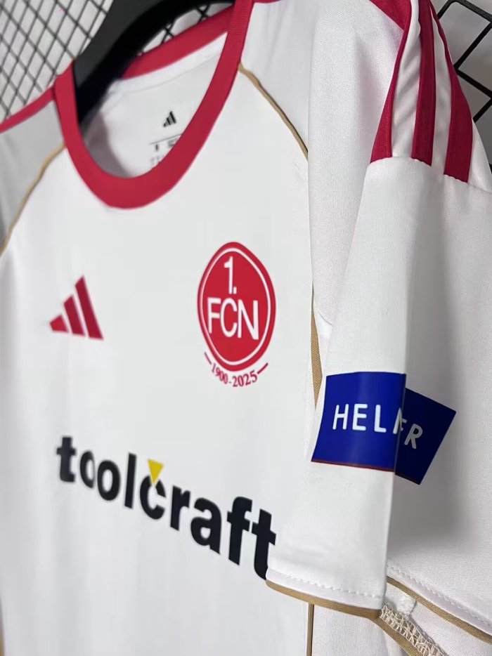 25-26 Nurnberg Away Fans Soccer Jersey 1:1 Thai Quality