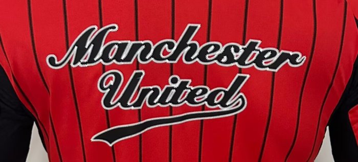 2025 Manchester United MLB Player Version New Pattern Jersey