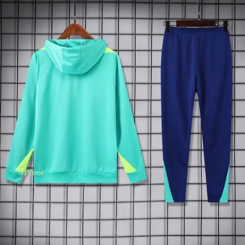 25-26 Brazil Light green Hoodie Tracksuit (卫衣套装)