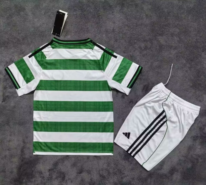 25-26 Celtic Home Kids Soccer Jersey