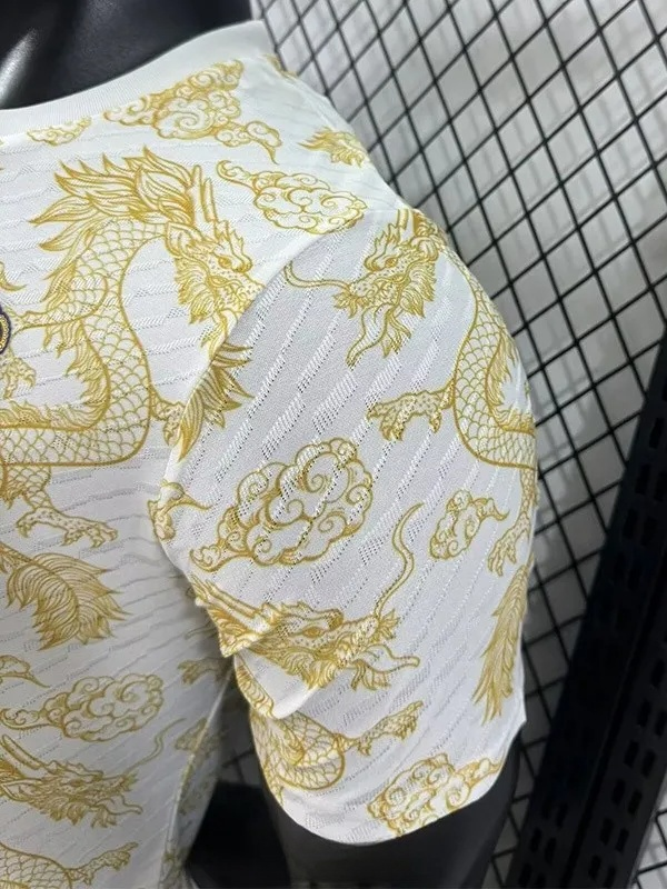 25-26 Real Madrid White Yellow Special Edition Player Version Training Shirts