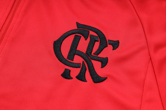 23-24 Flamengo High Quality Half Pull Tracksuit