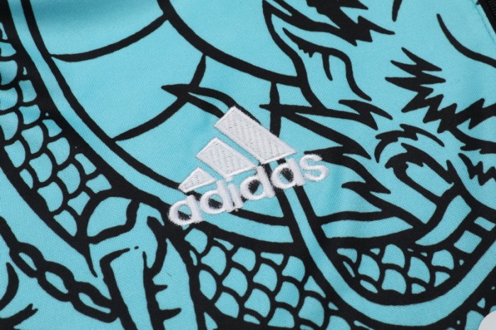 23-24 Real Madrid High Quality Half Pull Tracksuit