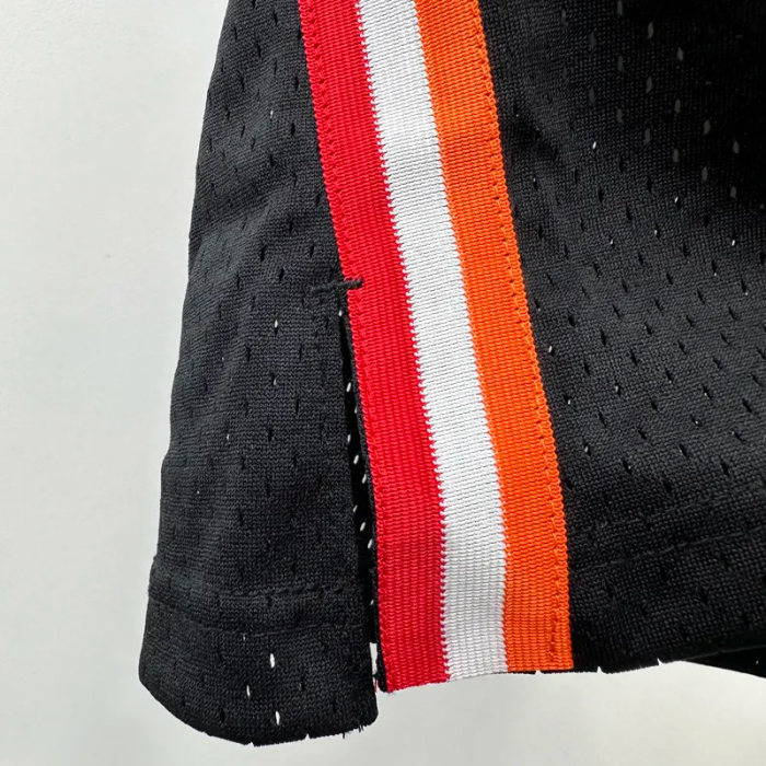 2013-2014 HEAT JAMES #6 Black Retro Top Quality Hot Pressing NBA Jersey