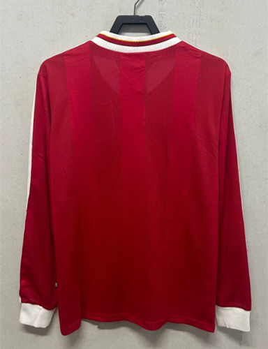 1995-1996 Liverpool Home Long Sleeve Retro Soccer Jersey