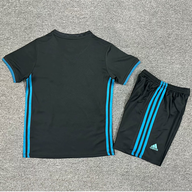 2017-2018 Real Madrid Away Retro Kids Soccer Jersey