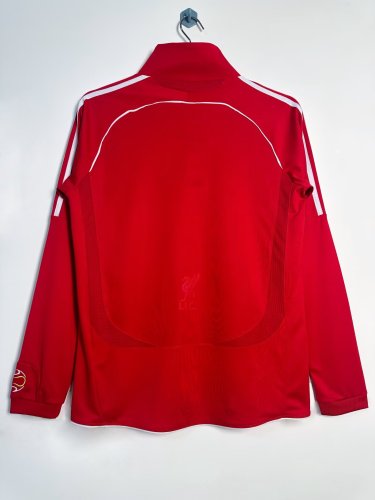 2006-2008 Liverpool Home Long Sleeve Retro Soccer Jersey