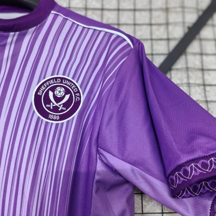 25-26 Sheffield United Third Fans Soccer Jersey 1:1 Thai Quality