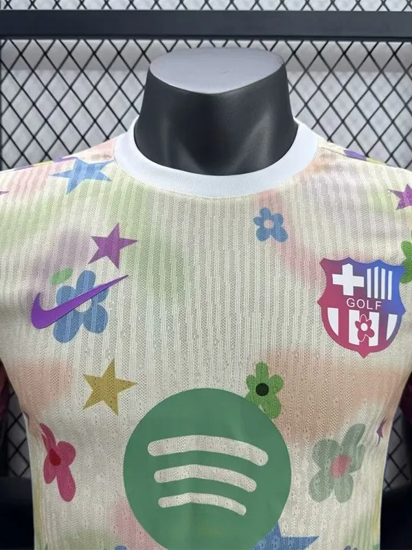 25-26 Barcelona Khaki Green Special Edition Player Version Training Shirts