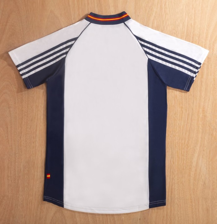 1998 Spain Away Retro Soccer Jersey