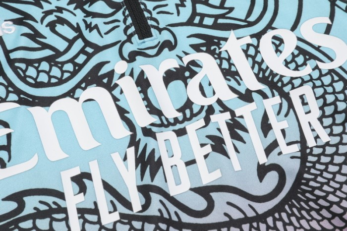 23-24 Real Madrid High Quality Half Pull Tracksuit