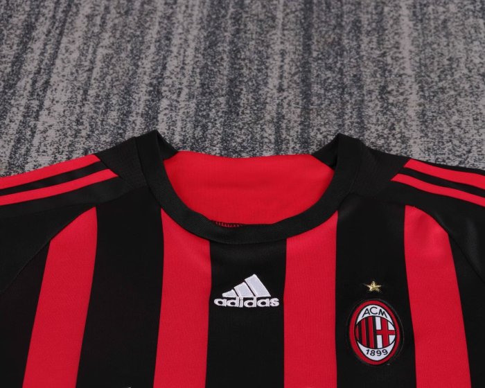 2008-2009 AC Milan Home Retro Kids Soccer Jersey
