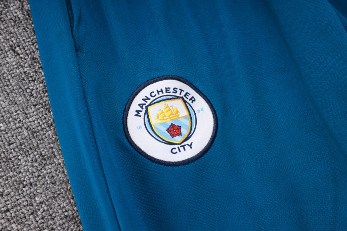 23-24 Manchester City High Quality Half Pull Tracksuit