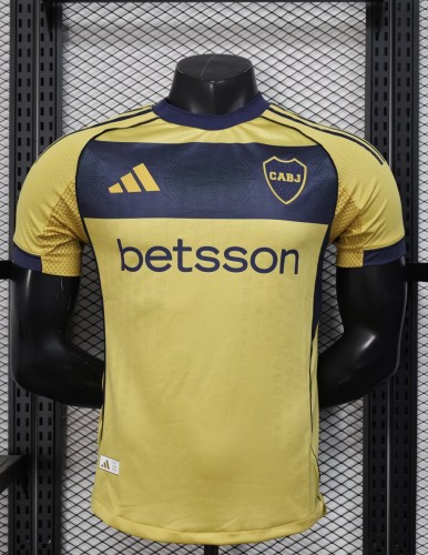 25-26 Boca Juniors Away Player Version Soccer Jersey