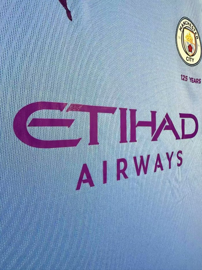 2019-2020 Manchester City Home Retro Soccer Jersey