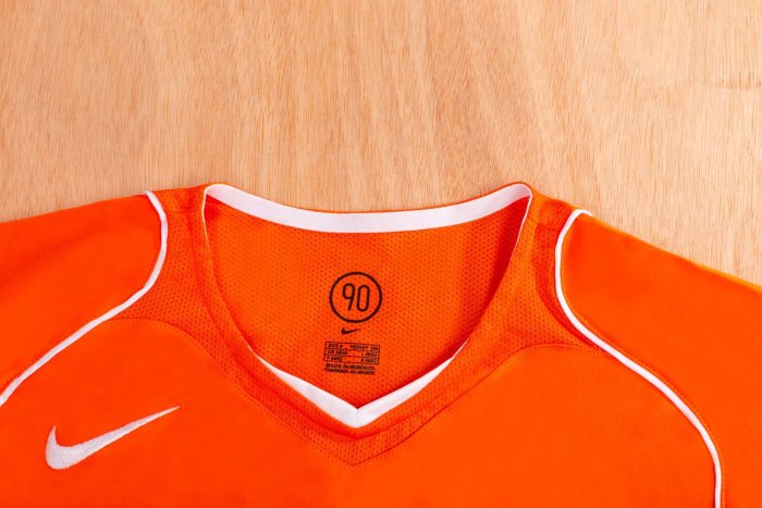 2004   NetherIands Home Retro Soccer Jersey