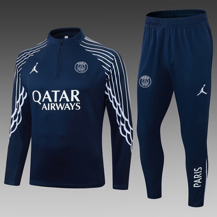 25-26 Paris Saint-Germain High Quality Half Pull Tracksuit