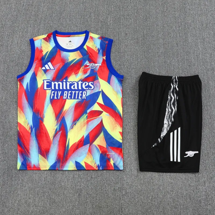 25-26 Arsenal High Quality Tank Top And Shorts Suit