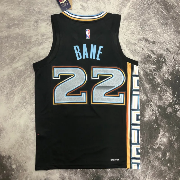 22-23 GRIZZLIES BANE #22 Black City Edition Top Quality Hot Pressing NBA Jersey