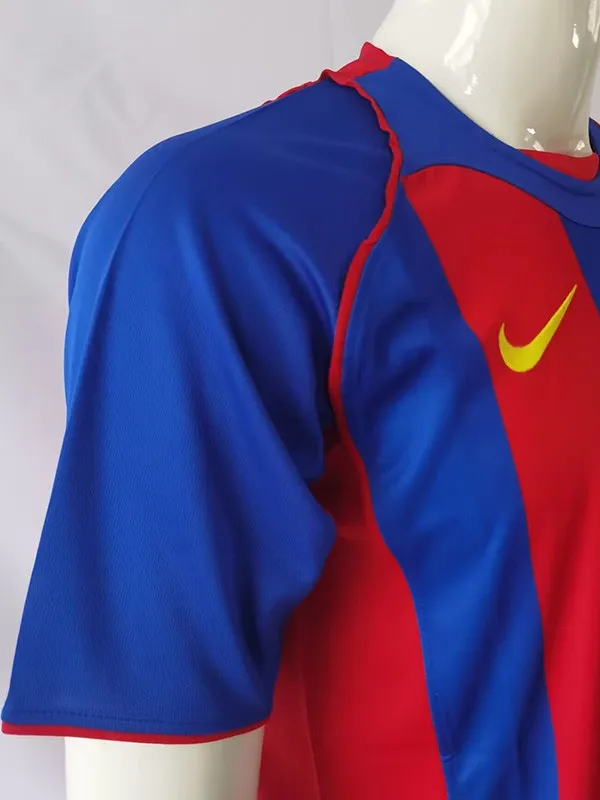 2004-2005 Barcelona Home Retro Soccer Jersey