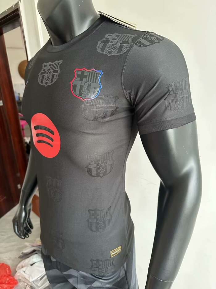 25-26 Barcelona Black Special Edition Player Version Training Shirts