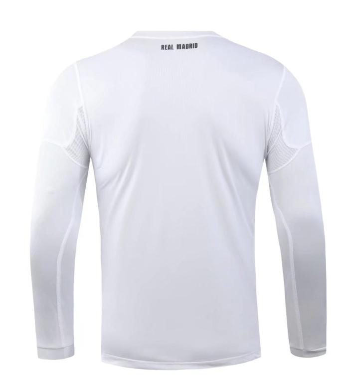 2010-2011 Real Madrid Home Long sleeves Retro Soccer Jersey
