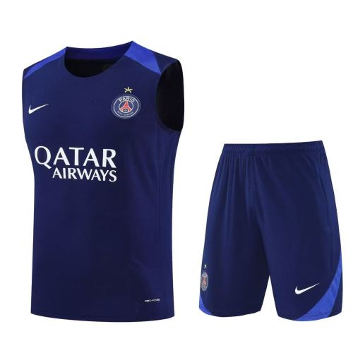 25-26 Paris Saint-Germain High quality Tank Top And Shorts Suit