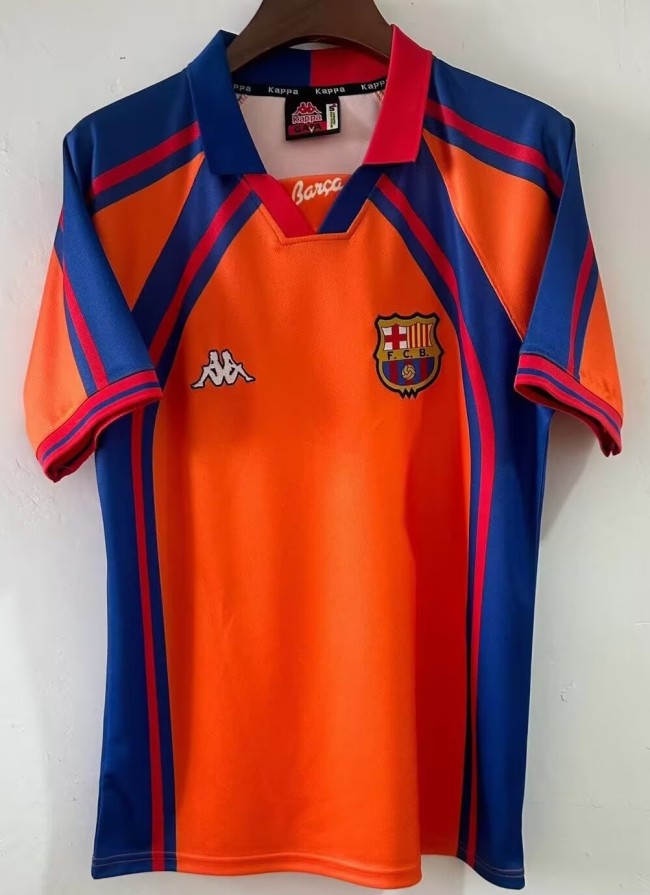 1998 Barcelona Away Retro Soccer Jersey