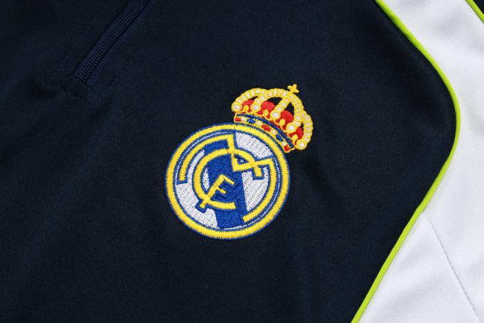 25-26 Real Madrid High Quality Half Pull Tracksuit