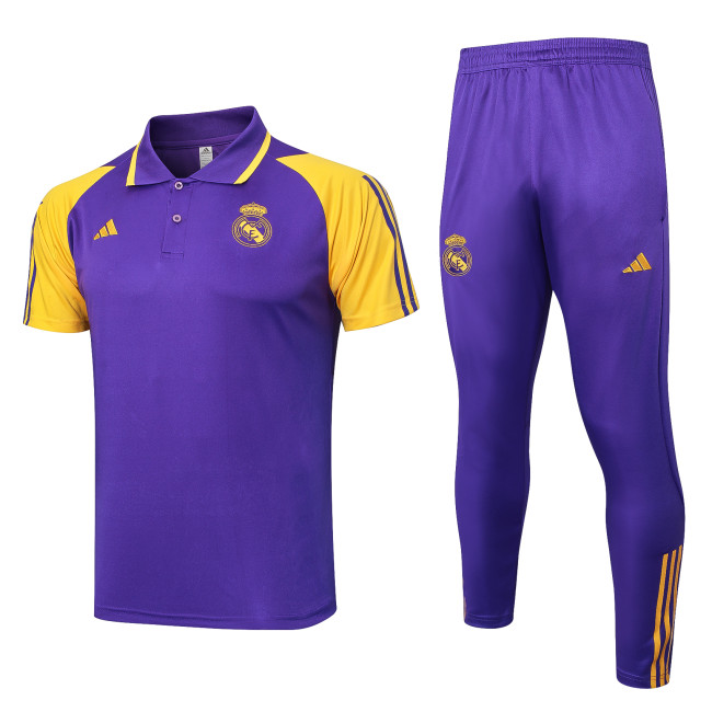 23-24 Real Madrid High Quality Polo Tracksuit