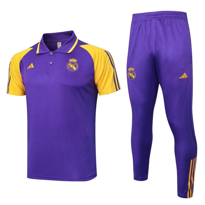 23-24 Real Madrid High Quality Polo Tracksuit
