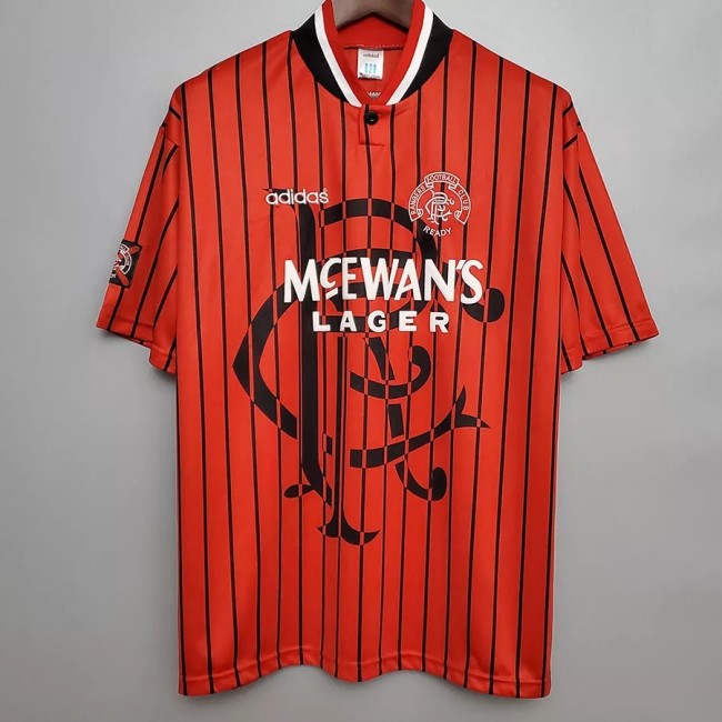 1994-1995 Rangers Away Retro Soccer Jersey